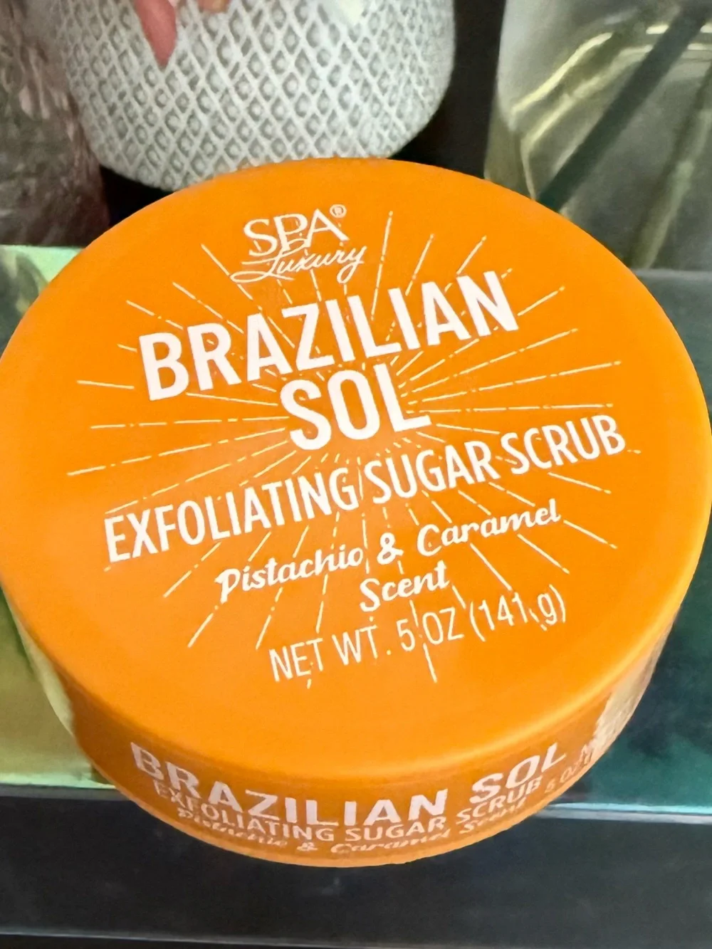 🆕🍡 SPA LUXURY LIMITED EDITION BRAZILIAN SOL “PISTACHIO & CARAMEL” SUGAR SCRUB!